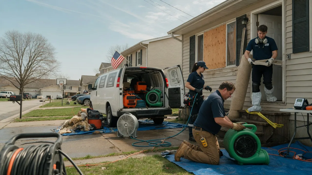 Water Damage Restoration in Fredericktown, OH near me